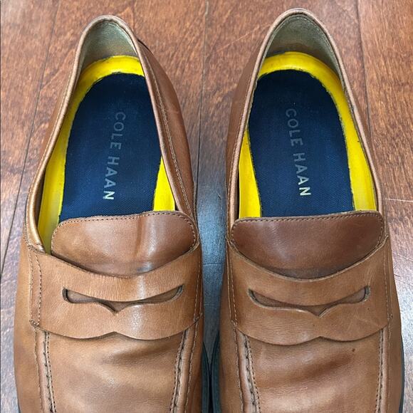 Cole Haan Men\'s Hawthorne Loafers in British Tan, Size 9.5 main image 13